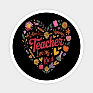 Floral Teacher Appreciation Magnet